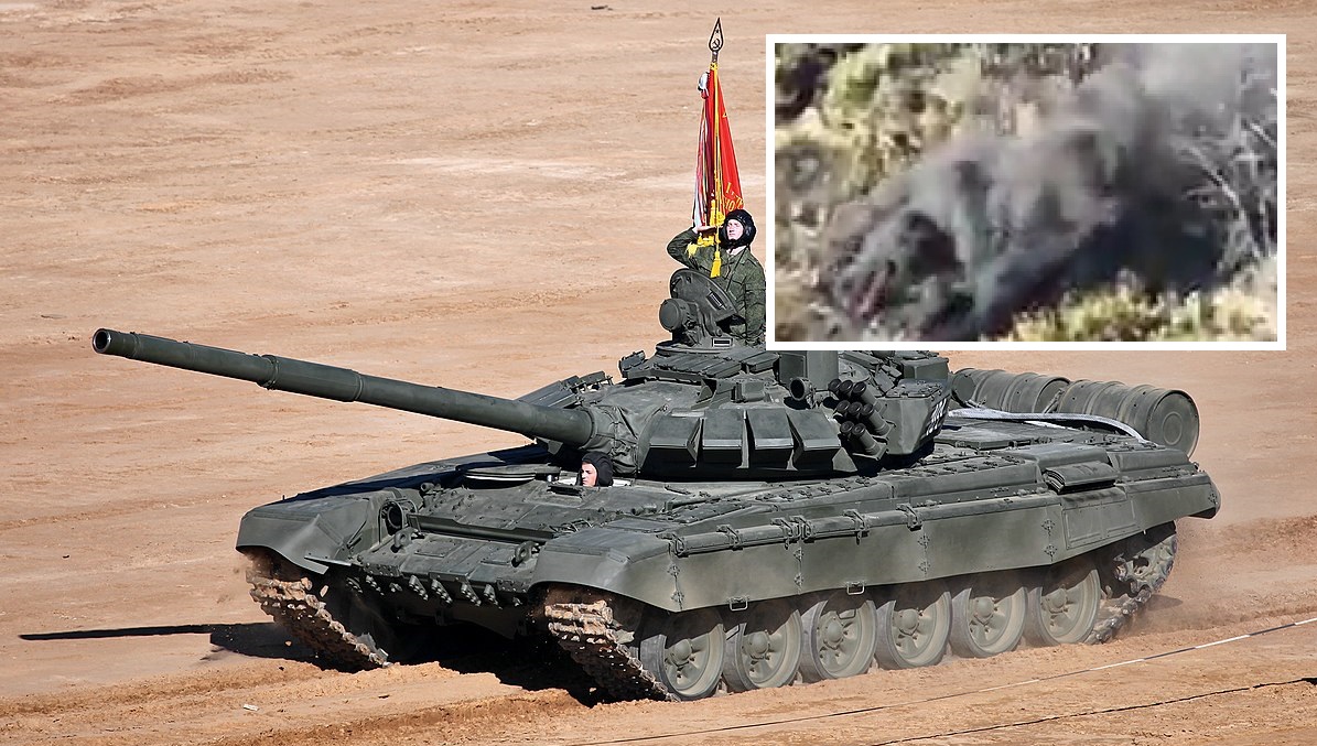 FPV-беспилотник за $500 уничтожил новейший российский танк Т-72Б3 образца 2022 года стоимостью $3 млн